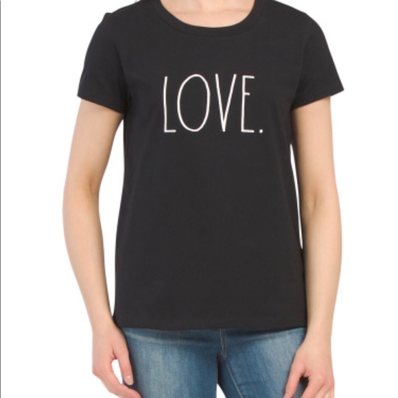 Rae Dunn Tops - #43 Rae Dunn LOVE T-Shirt